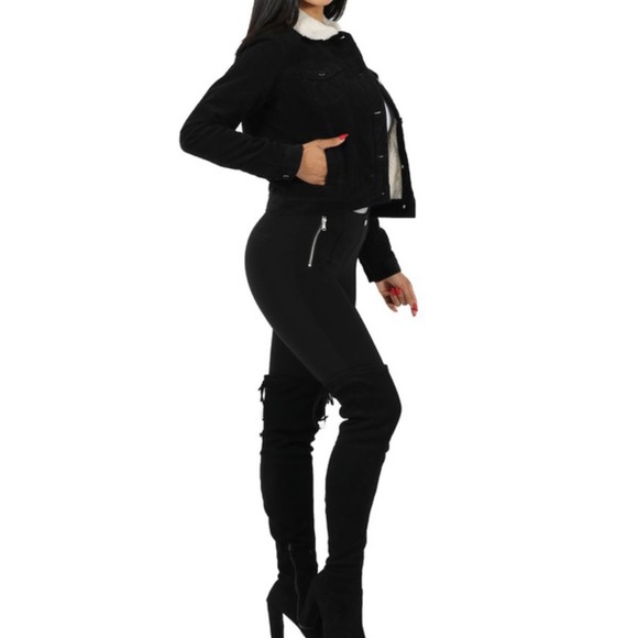 Sherpa denim Jacket - Picture 4 of 5